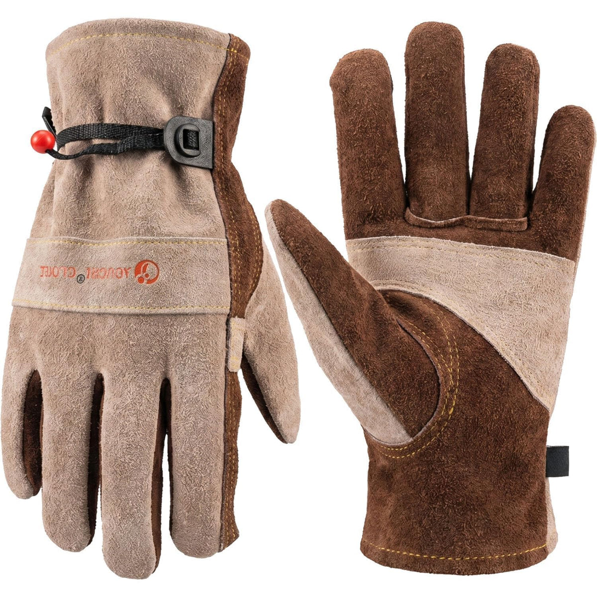 Leather Gardening Gloves for Women-Best Gift for Gardeners.Pink S