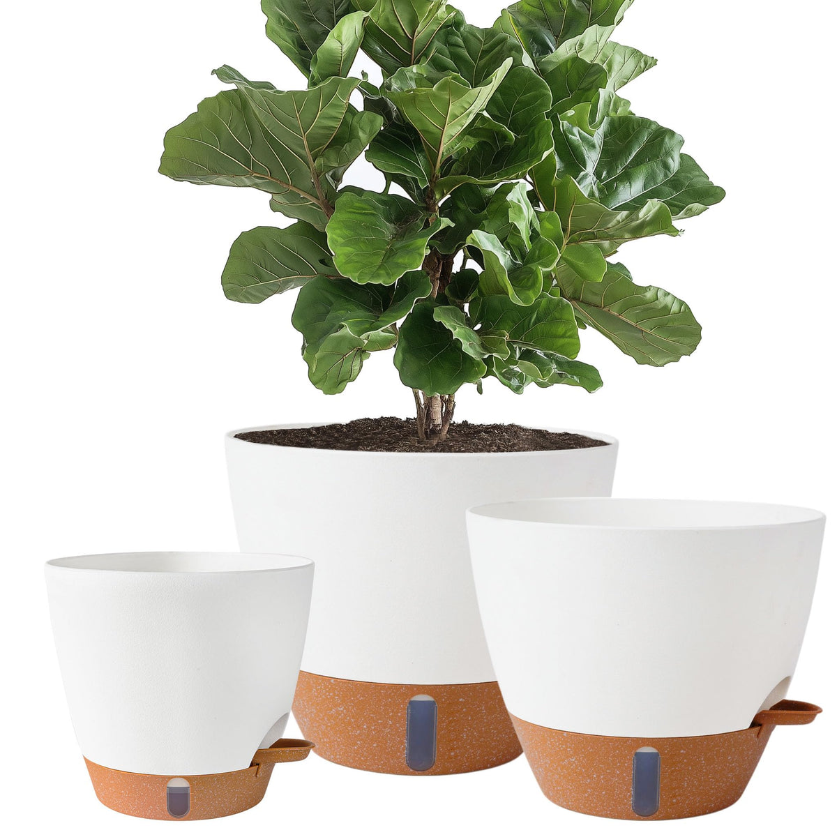 8/10/12 Inch Self Watering Pots for Indoor/Outdoor Plants