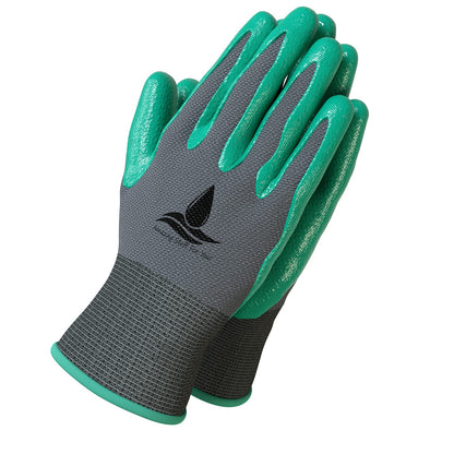Garden Gloves Women and Men 2 pairs, Super Grippy Texture for Gardening and Work Activities - S,M,L Sizes (Medium)