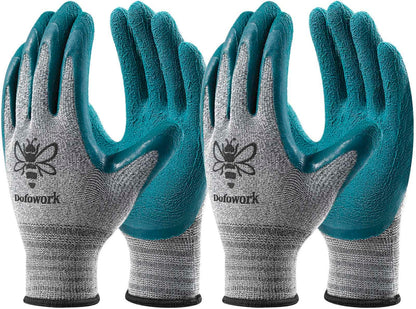 DOFOWORK Gardening Gloves - 6 Pair Gardening Gloves for Women/Men with Grip
