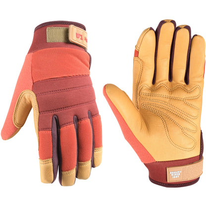 Wells Lamont Women's HydraHyde Leather Hybrid Gloves