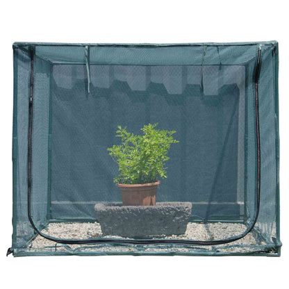Large Tunnel 8.2'x4' Plant Netting Cover 4FT Tall Crop Cage Netting Pest Guard Cover for Vegetables Fruits Durable Gardening Net for Plant and Animal