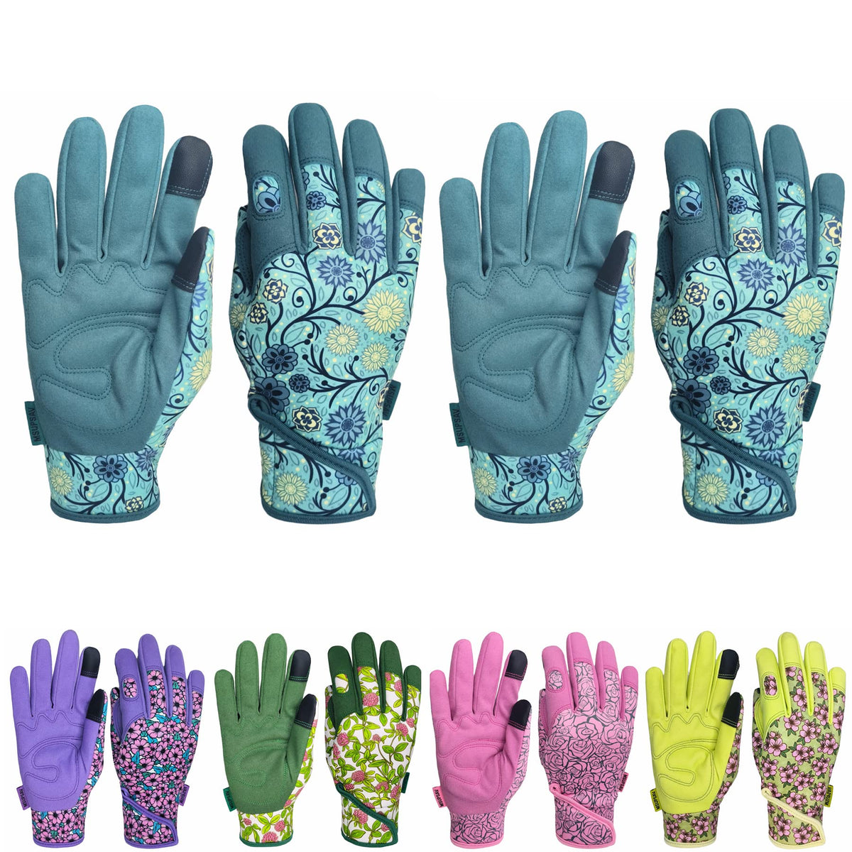 Cute Pattern Gardening Gloves,Thornproof Garden Glove,Gardener Gift
