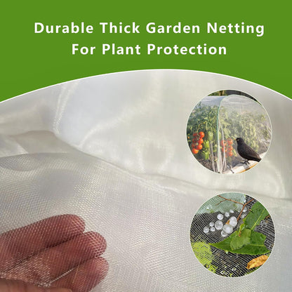 Durable Garden Fine Mesh Netting, 10x33ft Insect Netting for Plant