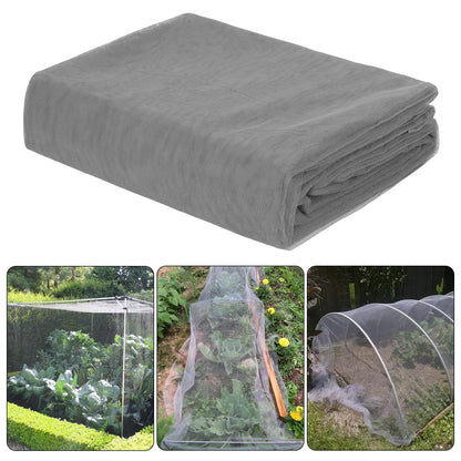 39 x 10 Ft Mosquito Netting for Garden Patio, Breathable Mesh Net for Bird and Insect Protection, Plant Cover for Vegetables, Fruits and Flowers, 3x12m Black
