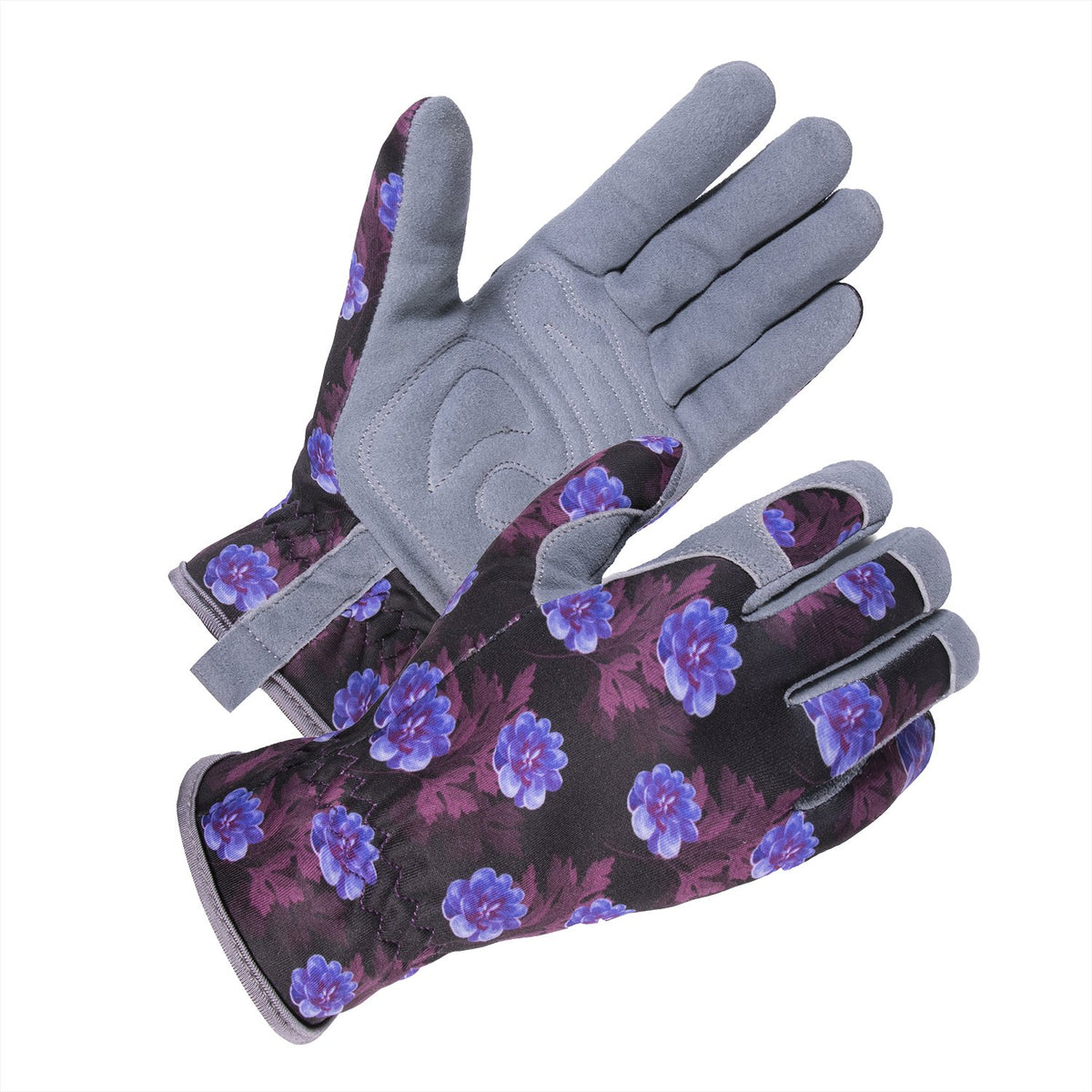 SKYDEER Premium Genuine Deerskin Suede Women's Gardening Gloves, Ultra-Soft Padded, Comfort Fit for Work, Medium, SD6611/M