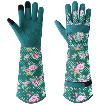 Gardening Gloves for Women, Long Garden Gloves with Grip, Thorn-Proof, Gift