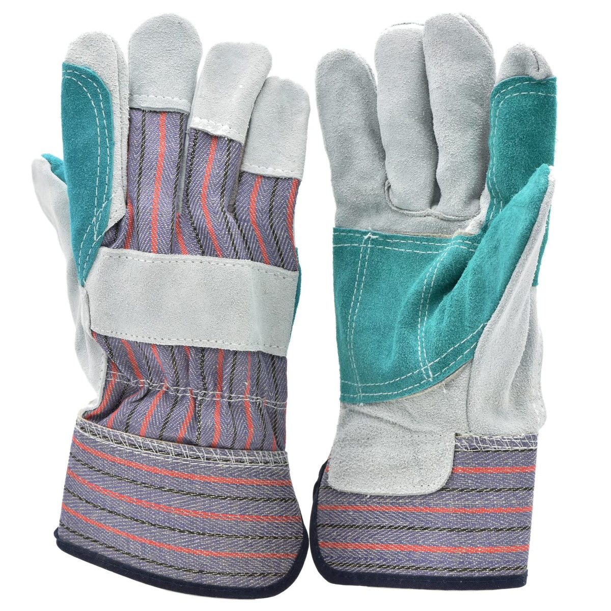 G & F Products Leather Work Gloves for Construction, Gardening and General Work