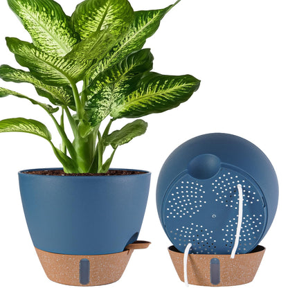 8/10/12 Inch Self Watering Pots for Indoor/Outdoor Plants