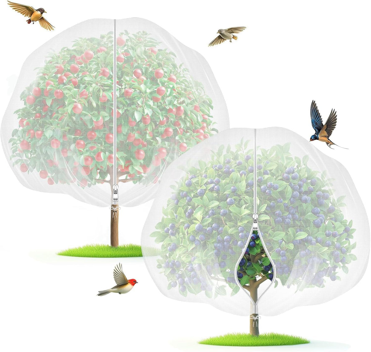 Garden Netting Pest Barrier: Ultra Fine 15'x20' Bug Netting