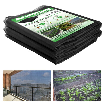 10x20ft Strong PP Nanocomposite Mosquito Net Garden Netting, Black