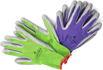 Gardening Gloves for Women and Men - Nitrile Coating for Protection