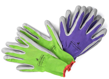 Gardening Gloves for Women and Men - Nitrile Coating for Protection