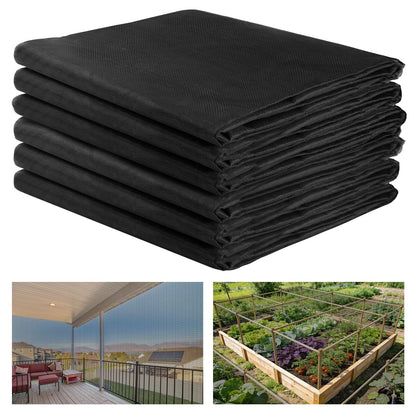 10x20ft Strong PP Nanocomposite Mosquito Net Garden Netting, Black