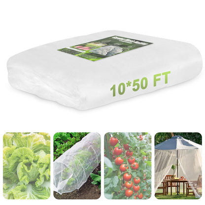 RIFNY Garden Netting for Raised Beds Garden Protection Plant, 2 Pcs 10x33Ft