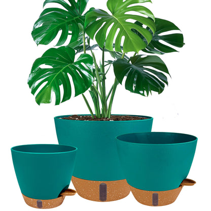 8/10/12 Inch Self Watering Pots for Indoor/Outdoor Plants