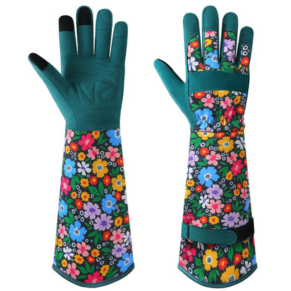 Gardening Gloves for Women, Long Garden Gloves with Grip, Thorn-Proof, Gift