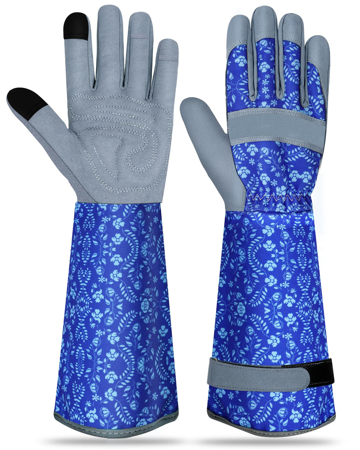 Long Gardening Gloves for Women Thorn Proof Leather Garden Gloves Breathable Working Gloves for Women Yard Outdoor