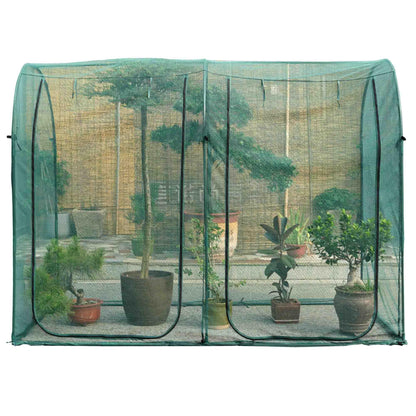 Large Tunnel 8.2'x4' Plant Netting Cover 4FT Tall Crop Cage Netting Pest Guard Cover for Vegetables Fruits Durable Gardening Net for Plant and Animal