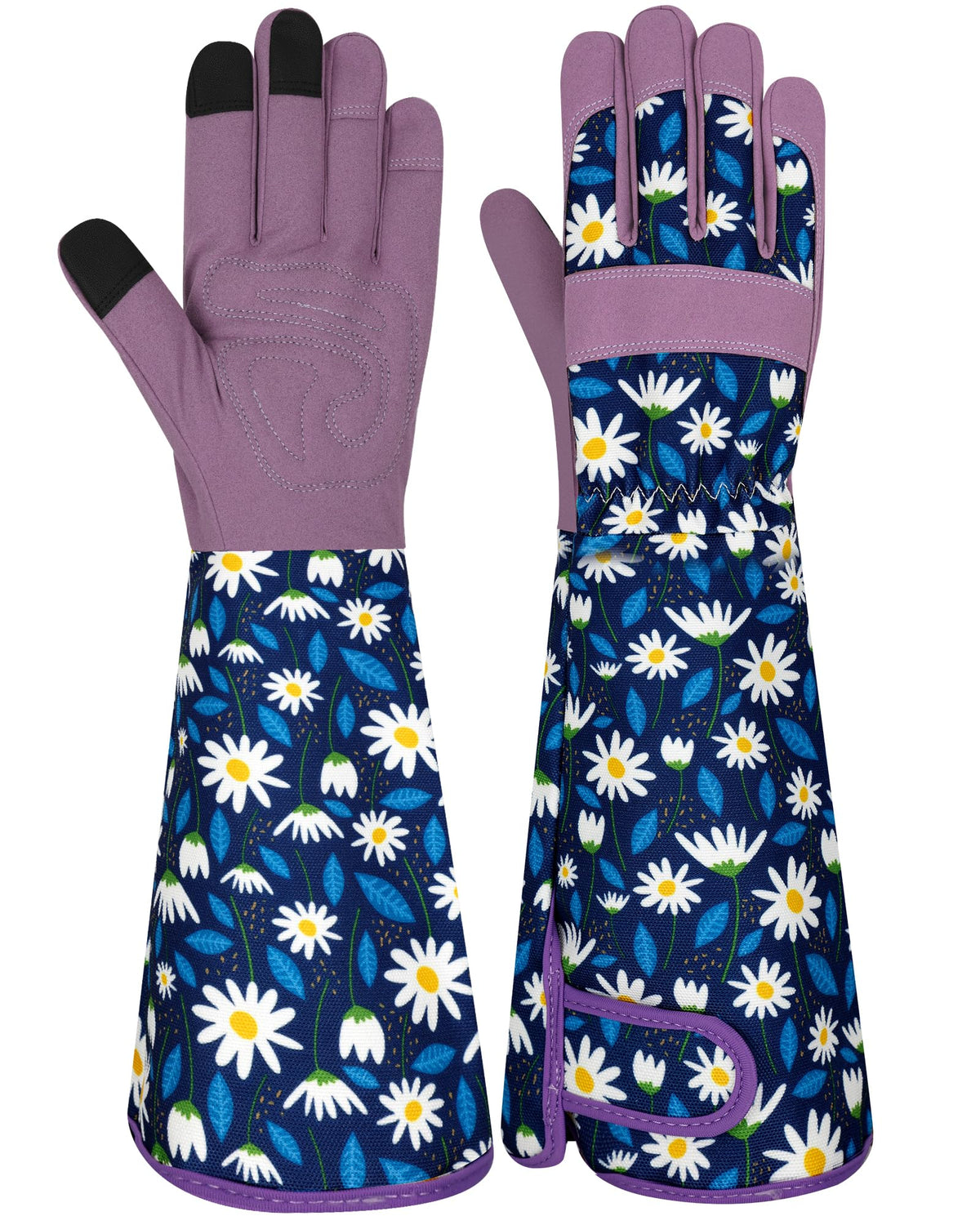 Long Gardening Gloves for Women Thorn Proof Leather Garden Gloves Breathable Working Gloves for Women Yard Outdoor