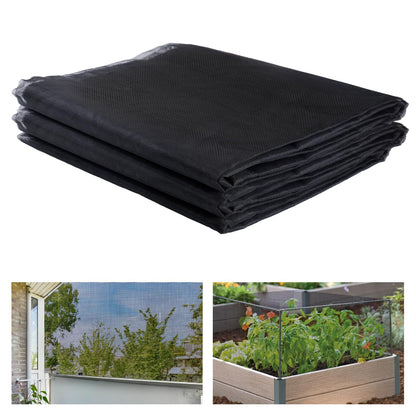 10x33ft Strong PP Nanocomposite Mosquito Net Garden Netting, Black