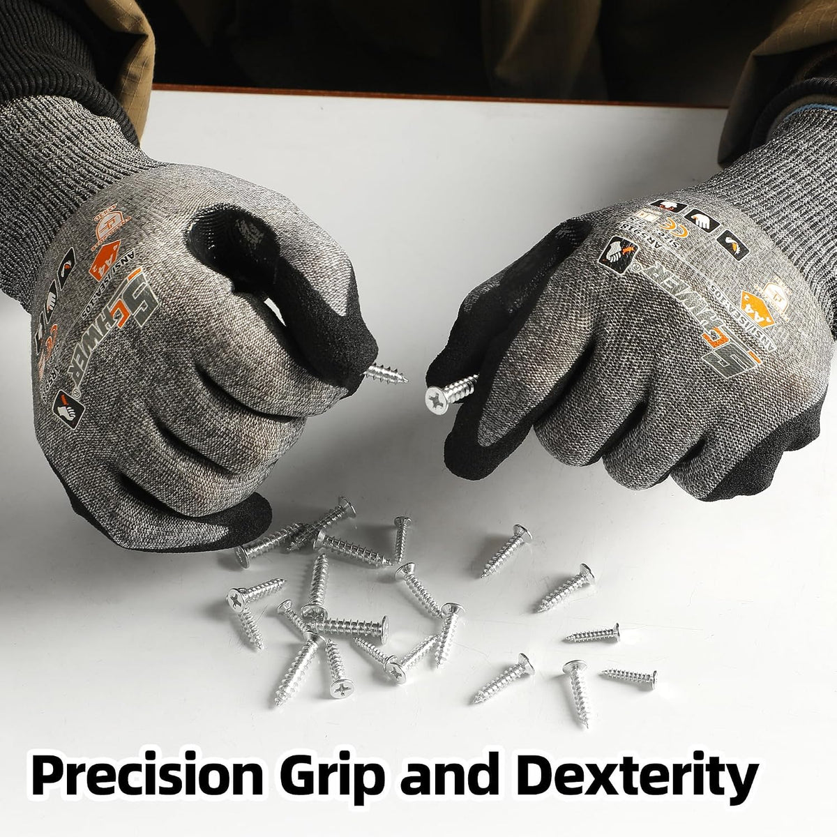 Schwer A4 AIR-SKIN Cut Resistant Work Gloves, Ultra Lightweight, AR5918, M