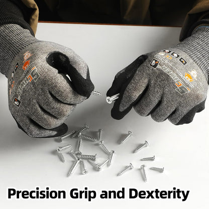 Schwer A4 AIR-SKIN Cut Resistant Work Gloves, Ultra Lightweight, AR5918, M
