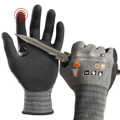 Schwer A4 AIR-SKIN Cut Resistant Work Gloves, Ultra Lightweight, AR5918, M