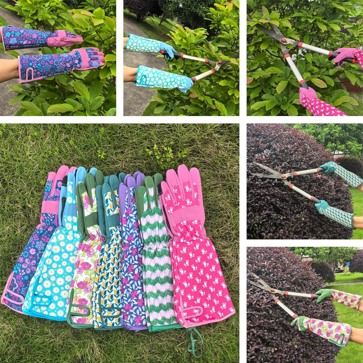 Thornproof Rose&Cactus Gardening Gloves,Gauntlet Garden Glove,Gifts