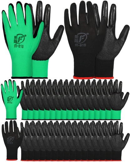 Honeydak 36 Pairs Garden Gloves Bulk for Men Women