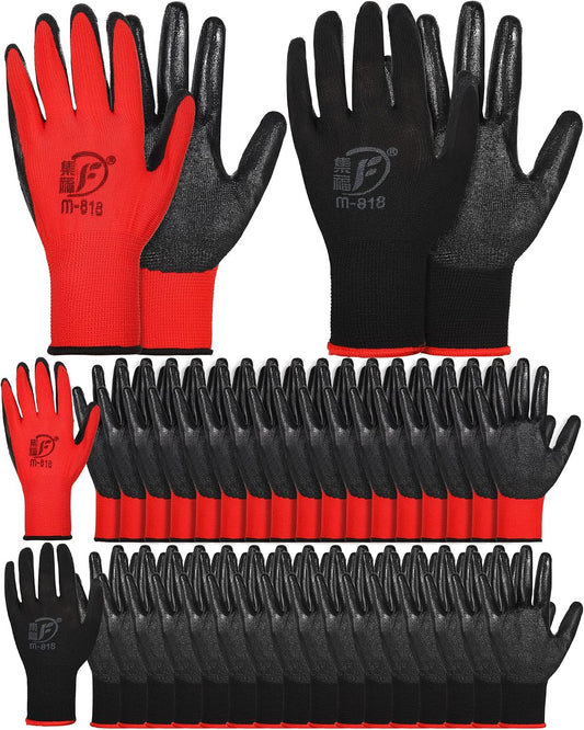 Honeydak 36 Pairs Garden Gloves Bulk for Men Women