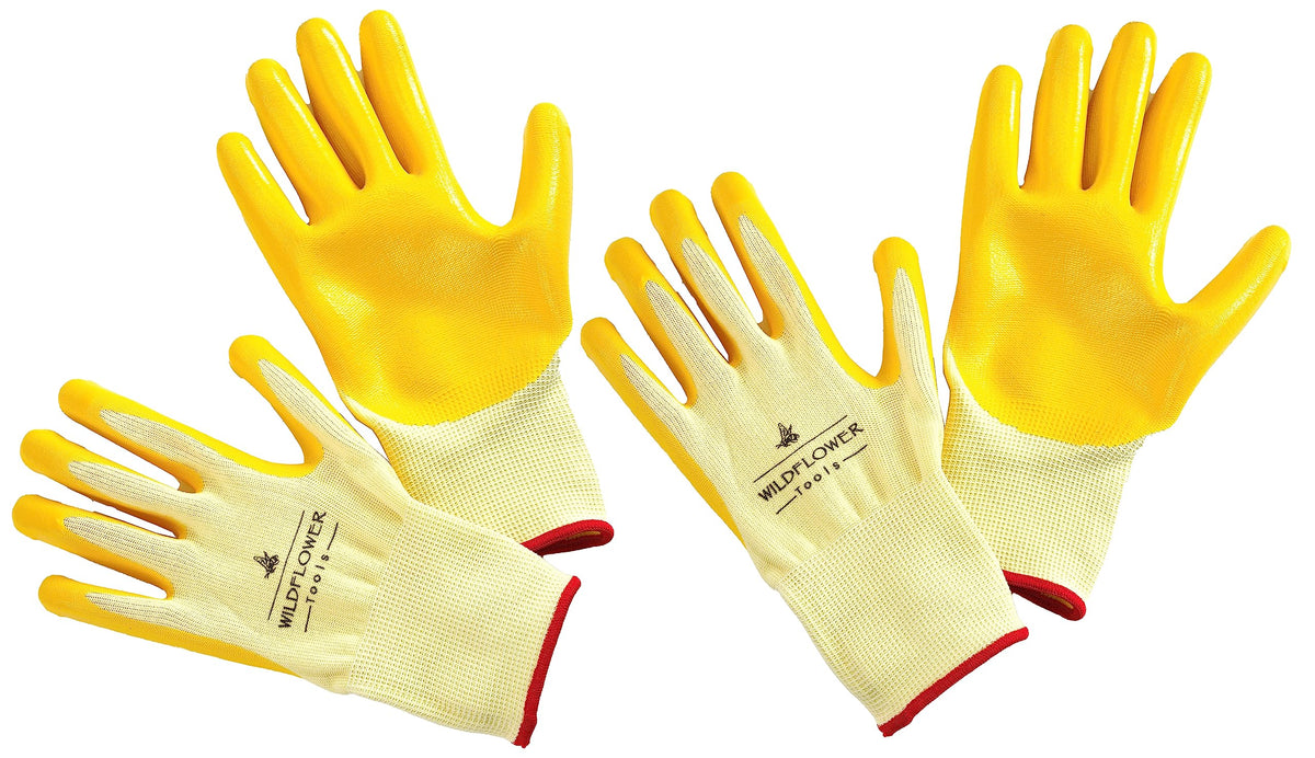 Gardening Gloves for Women and Men - Nitrile Coating for Protection