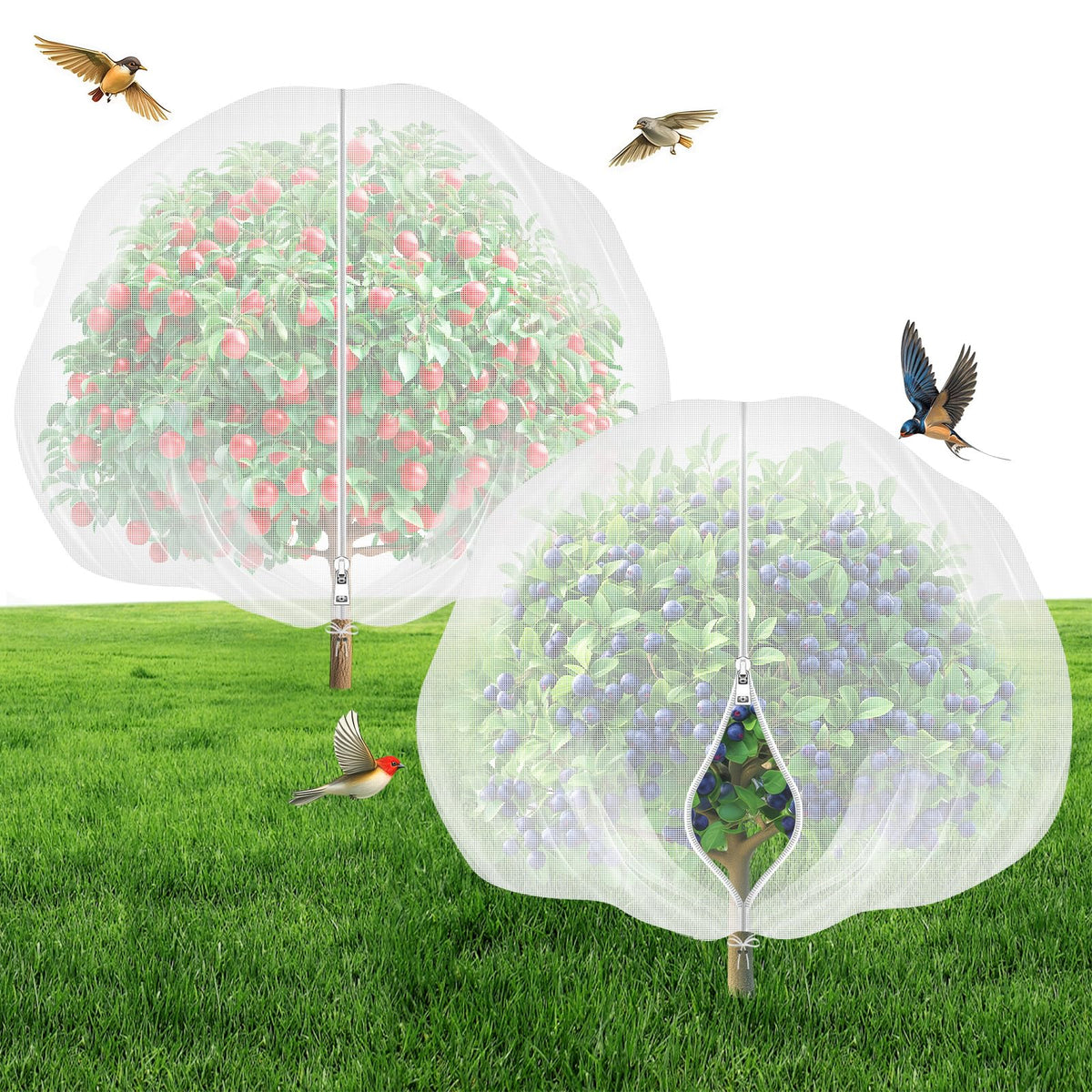 Garden Netting Pest Barrier: Ultra Fine 15'x20' Bug Netting