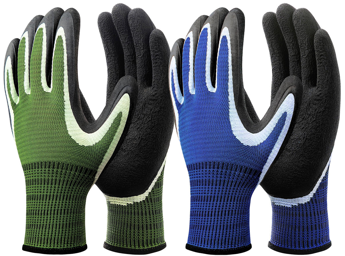 DOFOWORK Gardening Gloves - 6 Pair Gardening Gloves for Women/Men with Grip